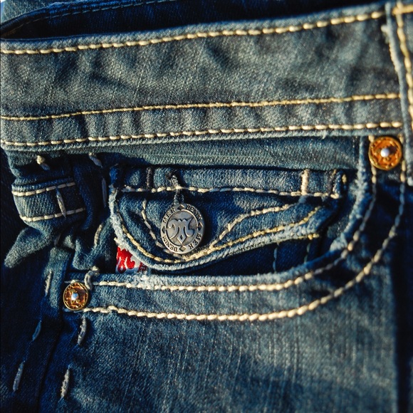 MEK Denim Woman’s Jeans w/ visible stitching - Picture 5 of 7
